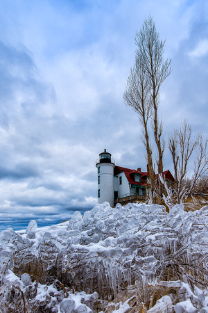 Point Betsie Lighthouse, Winter 2012 (II)